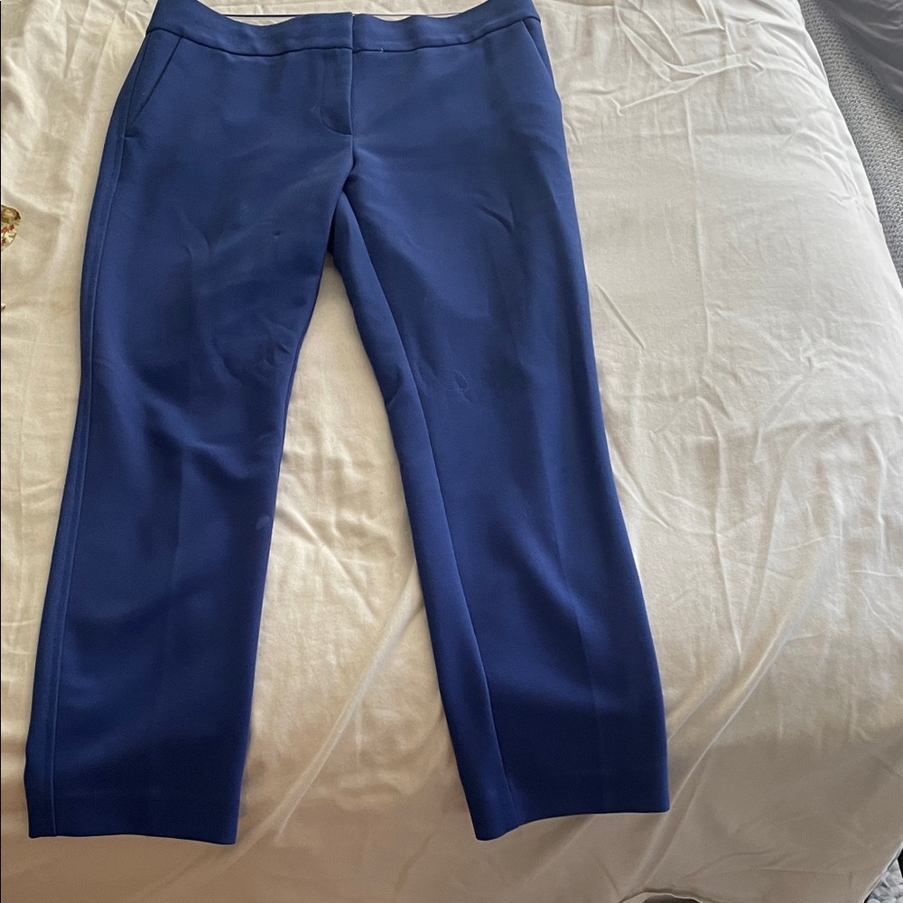 LOFT Women's Royal Blue Straight Leg Pants